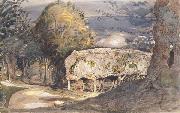 Samuel Palmer Cart Shed and Lane china oil painting reproduction